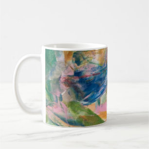 Färgbeläggning av Kopp-kaffe i Mugg Aesthetic Blue