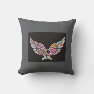 Färgbeläggning av Mandala Eagle Design Cushion Kudde