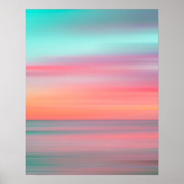 Färgbeläggning av strand #1 poster (Framsidan)