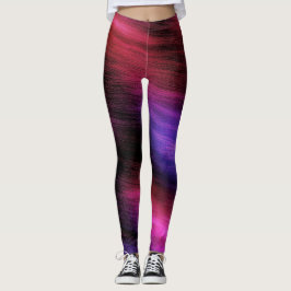 Färgbeläggning av Wave Mönster Leggings