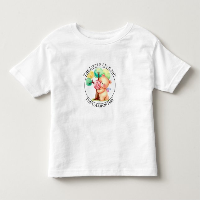 Färgbeläggning Candy Träd Childrens Småbarn T-Shir T Shirt (Framsida)