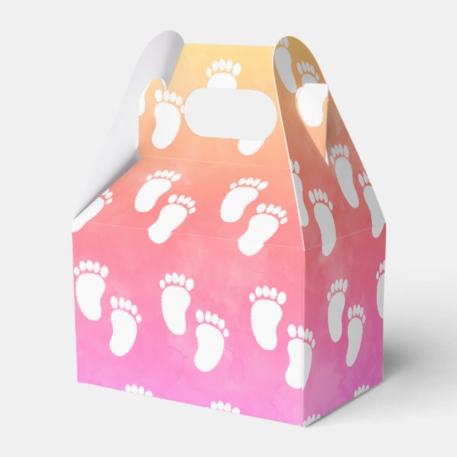 Färgbeläggning för babykläder, babykläder, Mönster Presentaskar (Baksidan Sidan)