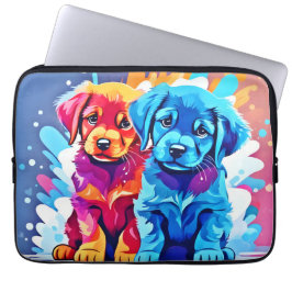 Färgbeläggning med marionett laptop fodral