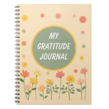 Färgbeläggning Peach Rosa Gult Gratitude Journal