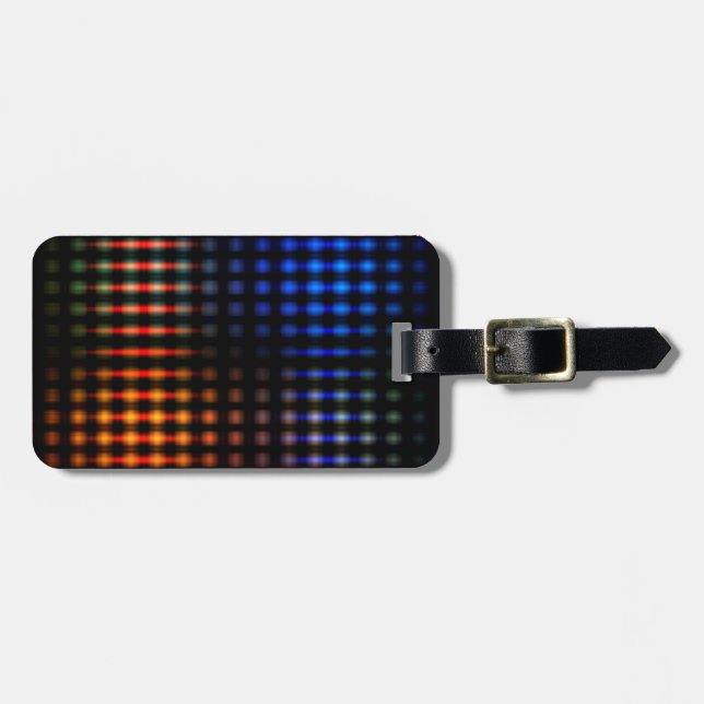 Färgbelysta ljus bagagebricka (Horisontell Framsida)