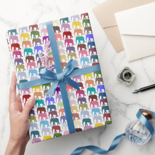 Färgbesättning Presentpapper