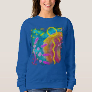 Färgbeständig Abstrakt T Shirt