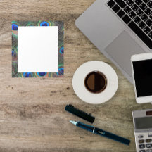 Färgbeständig bock Feather Eyespot Mönster