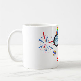Färgbeständig clown kaffemugg