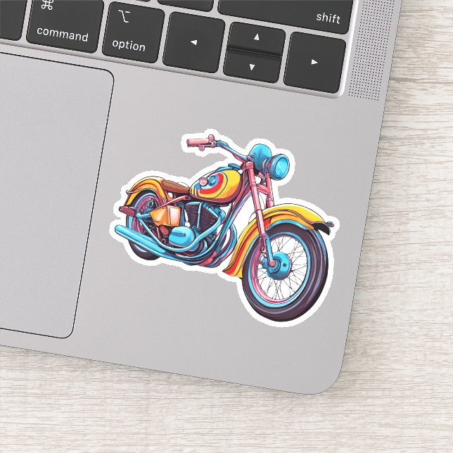 Färgbeständig motorcykel, vattentät klistermärken (Detalj)