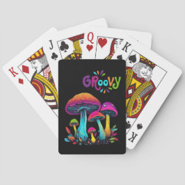 Färgbeständig Psykedelisk svamp- Casinokort