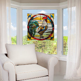 Färgbeständigt glas med Tupp Faux-glasskikt