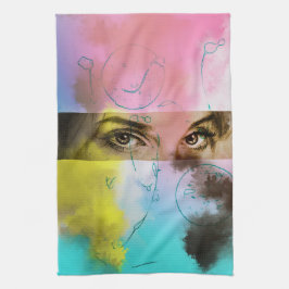 Färgbestruket kökshandduk - Sällerhandduk