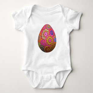 Färgbestruket Påskägg T Shirt