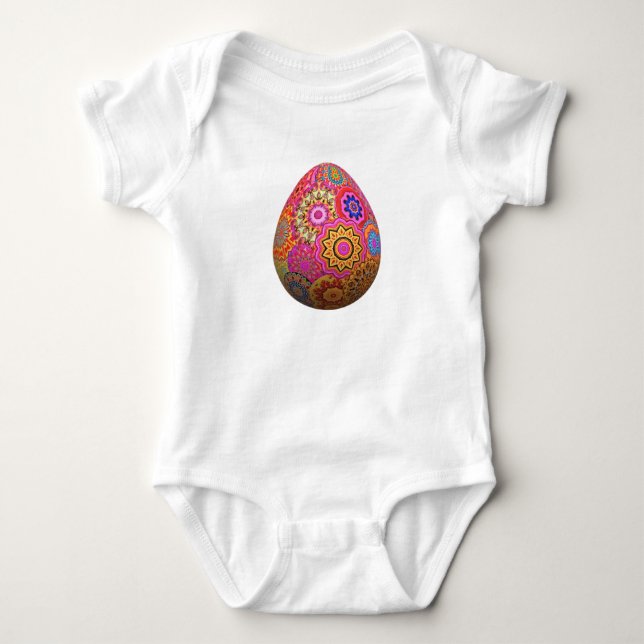 Färgbestruket Påskägg Tee (Framsida)