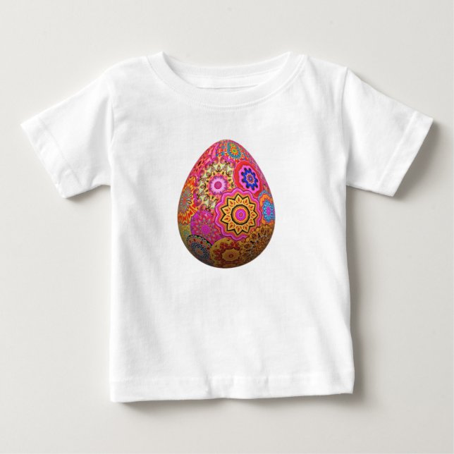 Färgbestruket Påskägg Tee (Framsida)