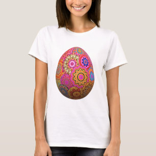 Färgbestruket Påskägg Tee Shirt