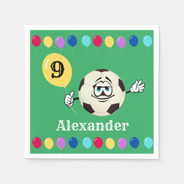 Färgbestrykningsgrupp för fotbollsbussar Party Pappersservett (Framsidan)