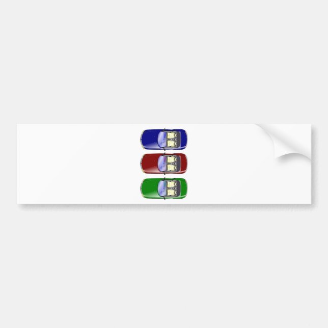 Färgbilar Bildekal (Framsidan)