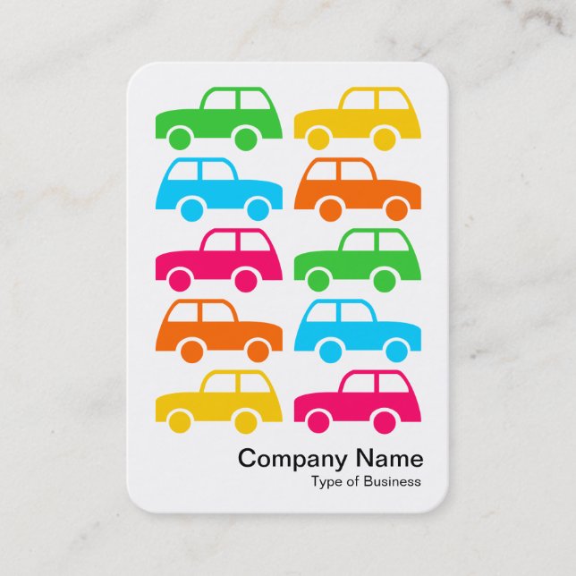 Färgbilar Visitkort (Framsida)