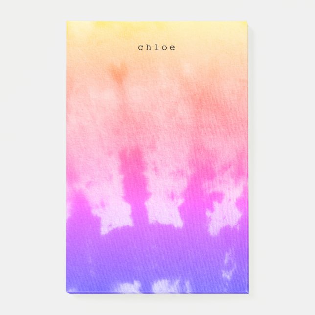 Färgbild Regnbåge Post-it Block (Framsida)