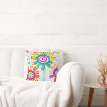 Färgbildande blommigt i Cute Nursery Art