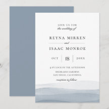 Färgbläck, blå vattenfärg, Bröllop