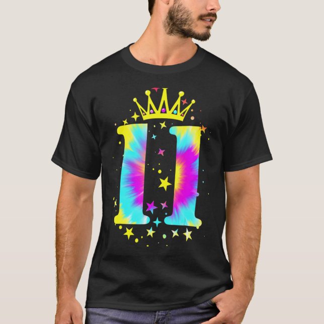 Färgbläck i Elva 11 år gamla flickor 11:e bir T Shirt (Framsida)