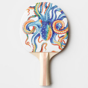 Färgbläck - vattenfärgskonst pingisracket