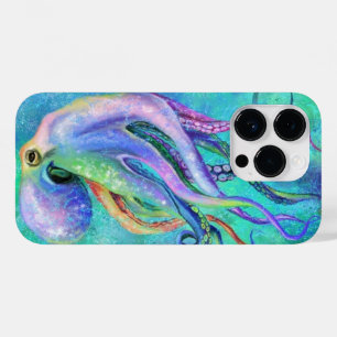 Färgbläckfisk iphone case