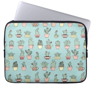 Färgbläckkassett i Hand plockade Stil Mönster Laptop Fodral