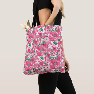 Färgbläddrare för ljus, Rosa, Elegant, vit desi Tygkasse