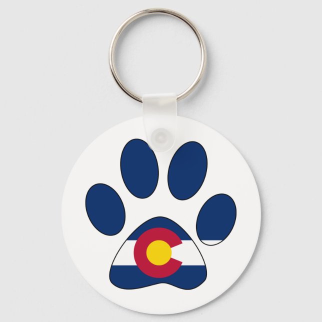 Färgbladet för utskrift runda nyckelkedja i flagga nyckelring (Framsida)