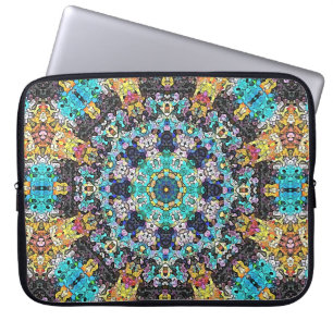 Färgblänga Mandala Laptop Sleeve