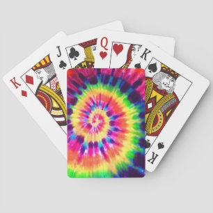 Färgblänkt regnbågsbild Spiral Casinokort