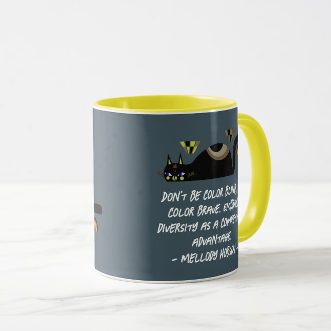 FÄRGBLIND KATT MUG  MUGG (Framsida höger)