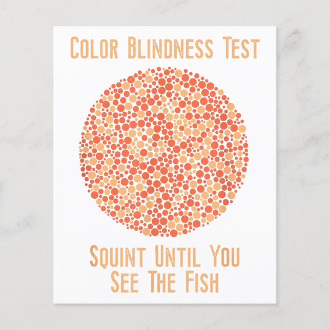 Färgblind T-shirt - Roltest Färgblindhetstest (Framsida)