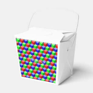 Färgblock av Thunder_Cove 3-D med Byggnad Presentaskar