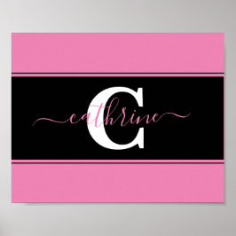 Färgblock för personlig poster