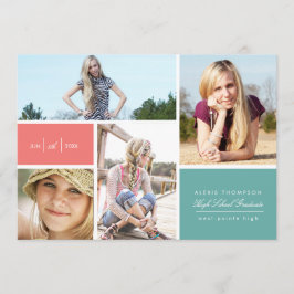 Färgblockerad gradmeddelande av Origami Prints Meddelande