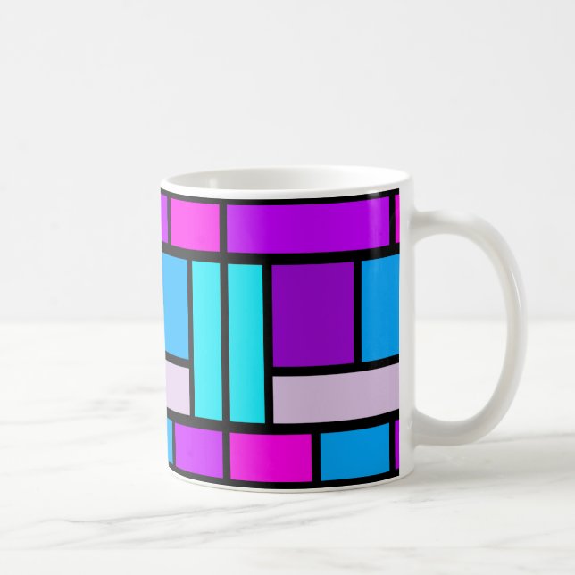 Färgblockmugg 01 kaffemugg (Höger)