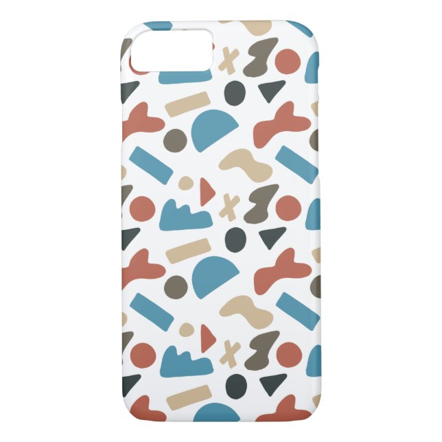 Färgblocksform mönster Case-Mate iPhone skal (Baksida)