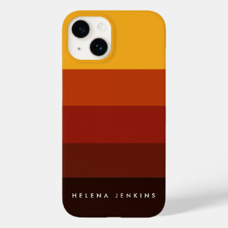 FärgblocksVågrät med randig färgad monogram