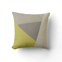 Färgblocktrianglar Limegrön Beige Taupe