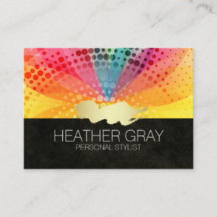 Färgblomma Guld Brushed Tidsbeställning Kort