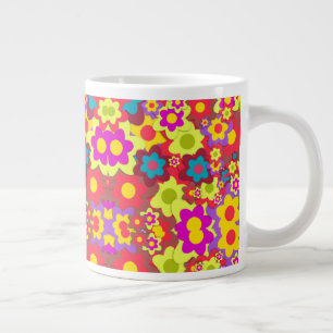 Färgblomma Jumbo Mugg