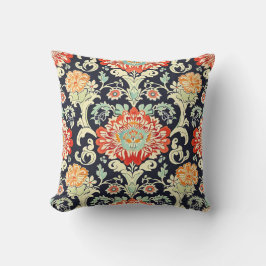 Färgblomma Mönster Kudde