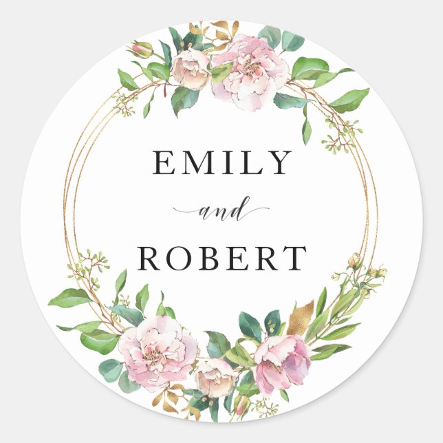 Färgblommor, andedräkt runt klistermärke (Framsida)