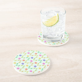 Färgblommor, Blommönster, Greenery, Boho Underlägg