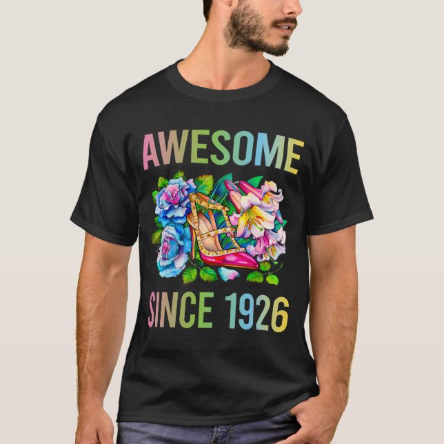 Färgblommor - Fantastisk sedan 1926 T Shirt (Framsida)